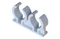 PPR Double Pipe Clamp