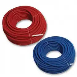 PE-RT Oxygen Barrier Pipe With Cover Red 16x2 mm 