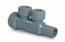 Male-Female Two Outlet Manifold